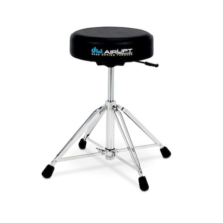 Evolve Heavy Duty Throne, Air Lift, Round Top, Chrome EV3470191